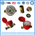 Brass Body, Dry Dial Type, Single Jet Water Meter